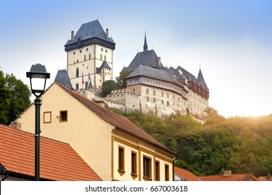 Karlstejn Medieval Castle. Bohemia, Czech Republic