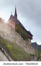 Karlstejn Medieval Castle. Bohemia, Czech Republic