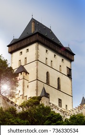 Karlstejn Medieval Castle. Bohemia, Czech Republic