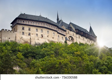 Karlstejn Medieval Castle. Bohemia, Czech Republic