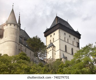 Karlstejn Medieval Castle. Bohemia, Czech Republic