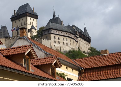 Karlstejn Medieval Castle. Bohemia, Czech Republic