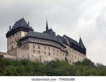 Karlstejn Medieval Castle. Bohemia, Czech Republic