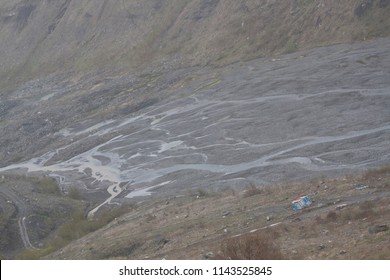 The Karmadon River After A Mudflow