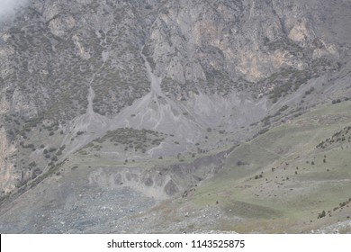 The Karmadon River After A Mudflow