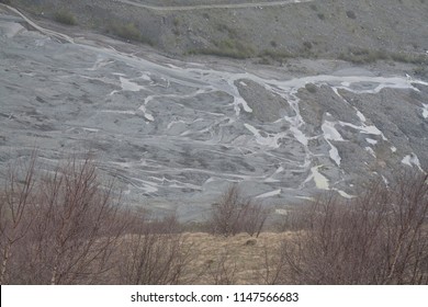 The Karmadon River After A Mudflow