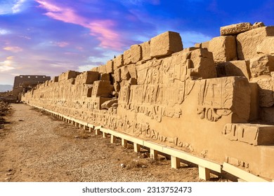 Karnak temple in a sunny day, Luxor, Egypt - Shutterstock ID 2313752473