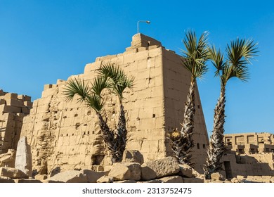 Karnak temple in a sunny day, Luxor, Egypt - Shutterstock ID 2313752475