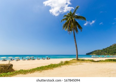 Karon Beach In Phuket Island Thailand