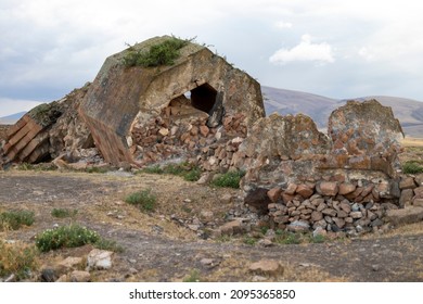 Kars, Turkey. Ani Ruins, An Ancient Settlement Belonging To The Armenian Culture.