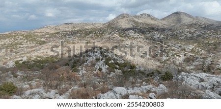 Similar – Image, Stock Photo Vegetation and karst landscape of mountains and islands in the Thien Canh Son area of Ha Long Bay in Vietnam, Southeast Asia