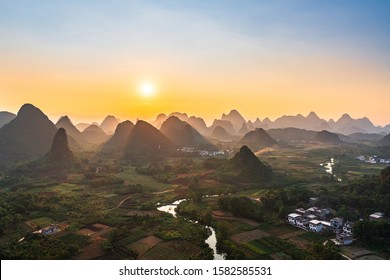 Karst Mountains in Guilin South China