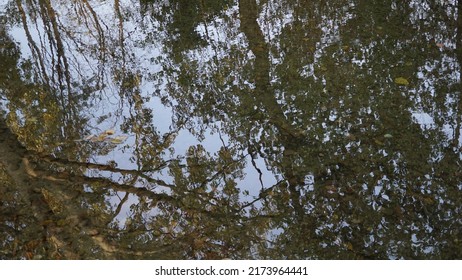 Karst Spring, In The Countryside. Autumn Season