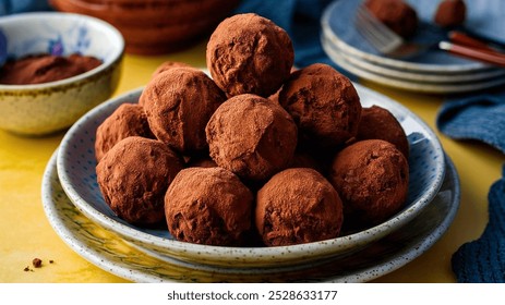 Kartoshka (Chocolate Cake Balls): Rich chocolate cake balls covered in cocoa powder, offering a dense and fudgy treat.
 - Powered by Shutterstock