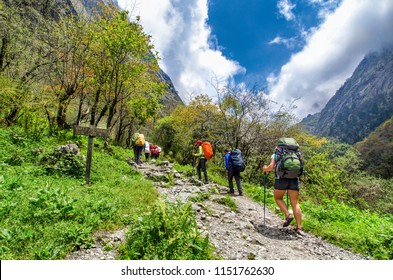 Kaski, Nepal
Date-23.05.2018
Shot While Leaving The Village Named As Himalaya On The Annapurna Base Camp Trek Route, Nepal. The Next Village Is Deurali.