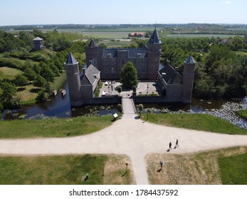 Kasteel (Castle) Westhove, Domburg, Zeeland, The Netherlands: Drone shots 25-5-2020.