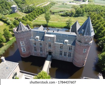 Kasteel (Castle) Westhove, Domburg, Zeeland, The Netherlands: Drone shots 25-5-2020.