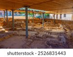 Kastelli ruins at Greek town Chania at Crete.