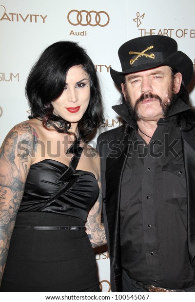 Kat Von D Lemmy Kilmister Art Stock Photo (Edit Now) 100545067