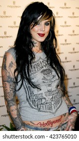 Kat Von D At The Napoleon Perdis Hollywood Store Unveiling  Held At The Napoleon Perdis In Hollywood, USA On May 1, 2007. 