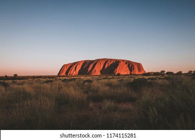 KATA TJUTA NATIONAL PARK, NORTHERN TERRITORY / AUSTRALIA -DECEMBER 2017: Uluru is a large sandstone formation in the heart of Australia. Uluru is sacred to the Aboriginal people of the area. - Shutterstock ID 1174115281