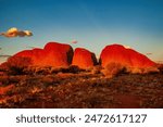 Kata-Tjuta (the Olgas) in the Uluru-Kata Tjuta National Park, Northern Territory, Australia. The Anangu name means 