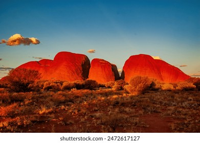 Kata-Tjuta (the Olgas) in the Uluru-Kata Tjuta National Park, Northern Territory, Australia. The Anangu name means 'many heads'. - Powered by Shutterstock