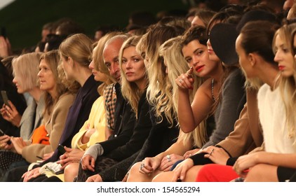 Kate Moss at London Fashion Week SS14  - Topshop Unique - Arrivals, London. 15/09/2013 - Shutterstock ID 154565294