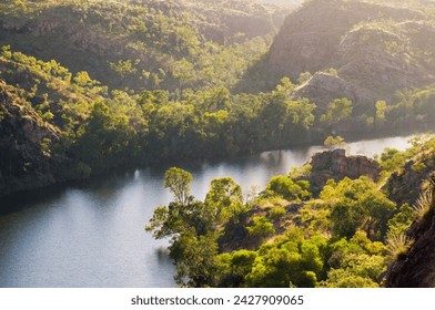 Katherine gorge and katherine river, nitmiluk national park, northern territory, australia, pacific