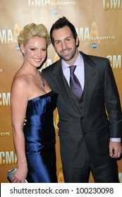 Katherine Heigl And Josh Kelly At The 44th Annual CMA Awards, Bridgestone Arena, Nashville, TN.  11-10-10