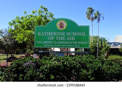 KATHERINE NT - AUG 17 2022:Katherine School Of The Air Is A Distance Education School, Caters For Isolated Primary And Middle School Students Who Reside In The Northern Territory Of Australia.