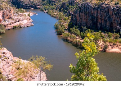 Katherine River, Australian Landscape. Top View. 