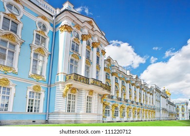 Katherine's Palace hall in Tsarskoe Selo (Pushkin), Russia