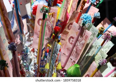 Kathina Tradition Money Making Offerings To Monks