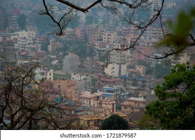 Kathmandu Cityscape, Top View Of The City