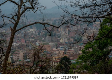 Kathmandu Cityscape, Top View Of The City