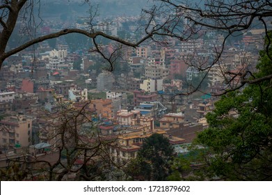 Kathmandu Cityscape, Top View Of The City