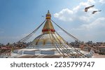 Kathmandu world heritage sacred temple of Boudhanath