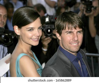 Katie Holmes, Tom Cruise, At US Premiere Of WAR OF THE WORLDS, The Ziegfeld Theatre, New York, NY, Thursday, June 23, 2005