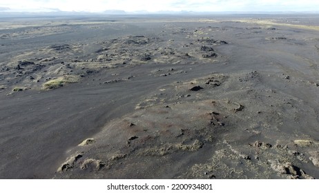 Katla Volcano Landscape In Iceland