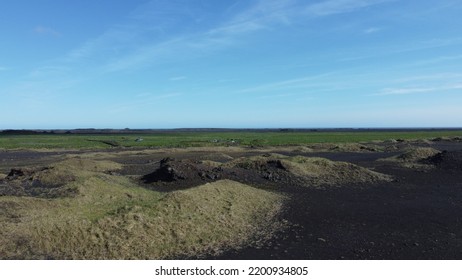 Katla Volcano Landscape In Iceland