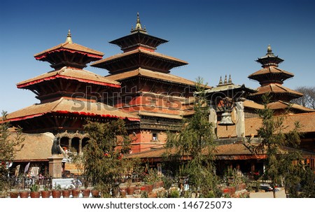 Katmandu durbar square Foto stock © 