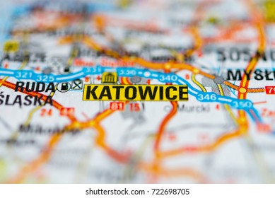 Katowice On Map 260nw 722698705 