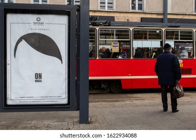 Katowice, Poland - January 16, 2020: Poster Of The Play Titled 