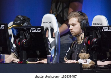 KATOWICE, POLAND - MARCH 16: Ninjas In Pyjamas At Intel Extreme Masters 2014 (IEM) - Electronic Sports World Cup On March 16, 2014 In Katowice, Silesia, Poland.