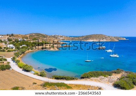 Katsadia  beach on Lipsi island, Greece