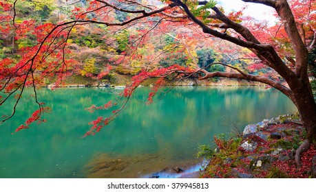 The Katsura River In The Morning, Kyoto Japan