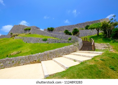 Katsuren Castle In Okinawa, Japan