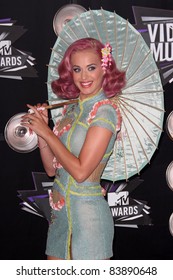 Katy Perry At The 2011 MTV Video Music Awards Arrivals, Nokia Theatre LA Live, Los Angeles, CA 08-28-11