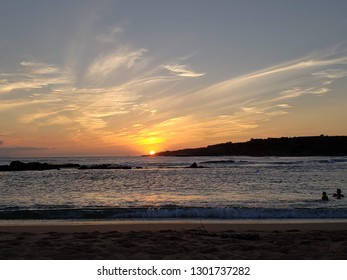 Kauai Sunset At  Salt Pond Beach